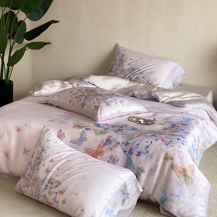 91家纺网 家纺一手货源 找家纺 （总）三味舒屋 2026新款60S凝夏臻享天丝数码印花四件套