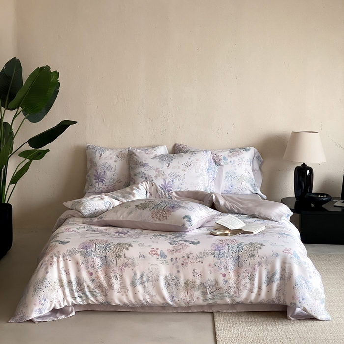 91家纺网 家纺一手货源 找家纺 （总）三味舒屋 2026新款60S凝夏臻享天丝数码印花四件套