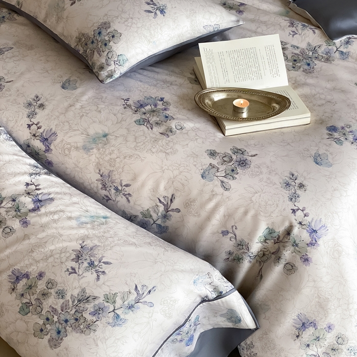 91家纺网 家纺一手货源 找家纺 三味舒屋 2026新款60S凝夏臻享天丝数码印花四件套 知否