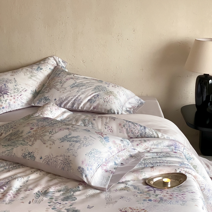 91家纺网 家纺一手货源 找家纺 三味舒屋 2026新款60S凝夏臻享天丝数码印花四件套 圣托里里