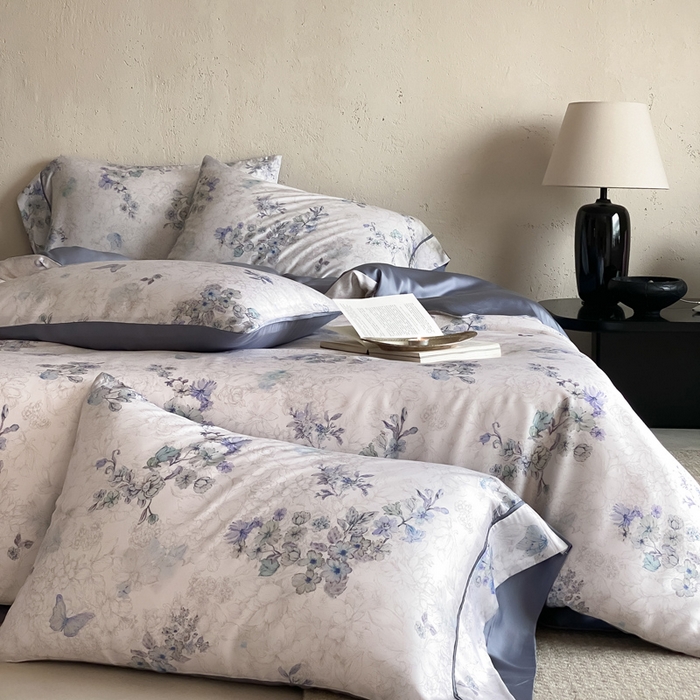 91家纺网 家纺一手货源 找家纺 三味舒屋 2026新款60S凝夏臻享天丝数码印花四件套 知否