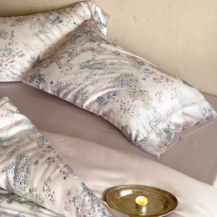 91家纺网 家纺一手货源 找家纺 三味舒屋 2026新款60S凝夏臻享天丝数码印花四件套 圣托里里