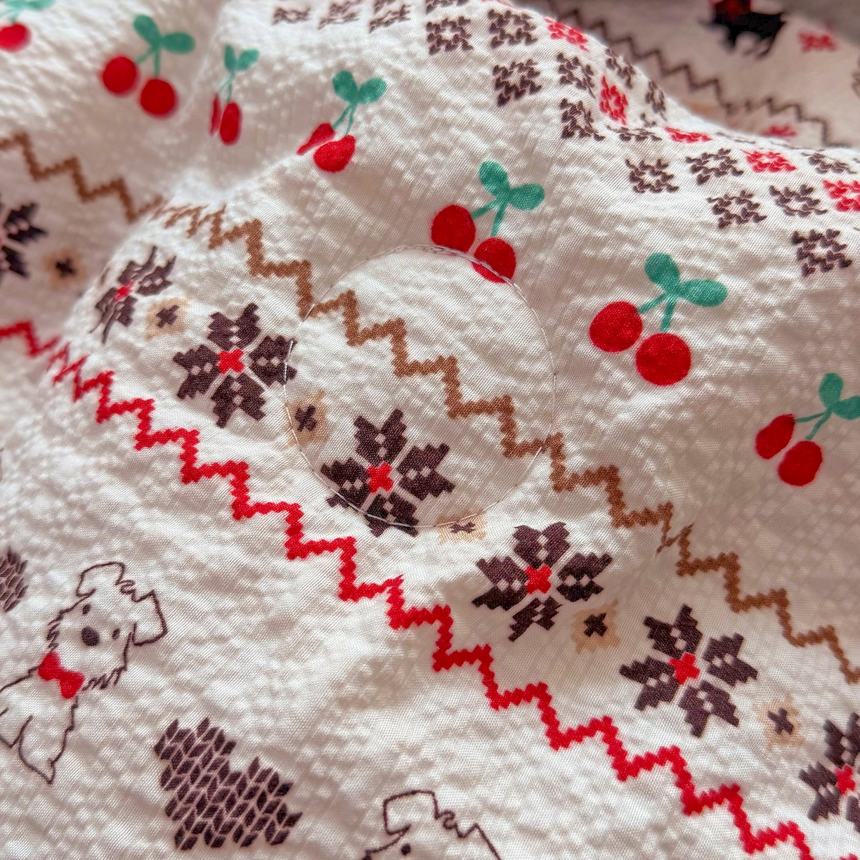 91家纺网 家纺一手货源 找家纺 悠米悠家 2026春夏新款泡泡纱印花夏被夏凉被空调被 北欧小狗