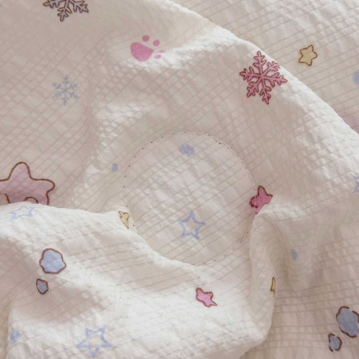 91家纺网 家纺一手货源 找家纺 悠米悠家 2026春夏新款泡泡纱印花夏被夏凉被空调被 梦幻星河