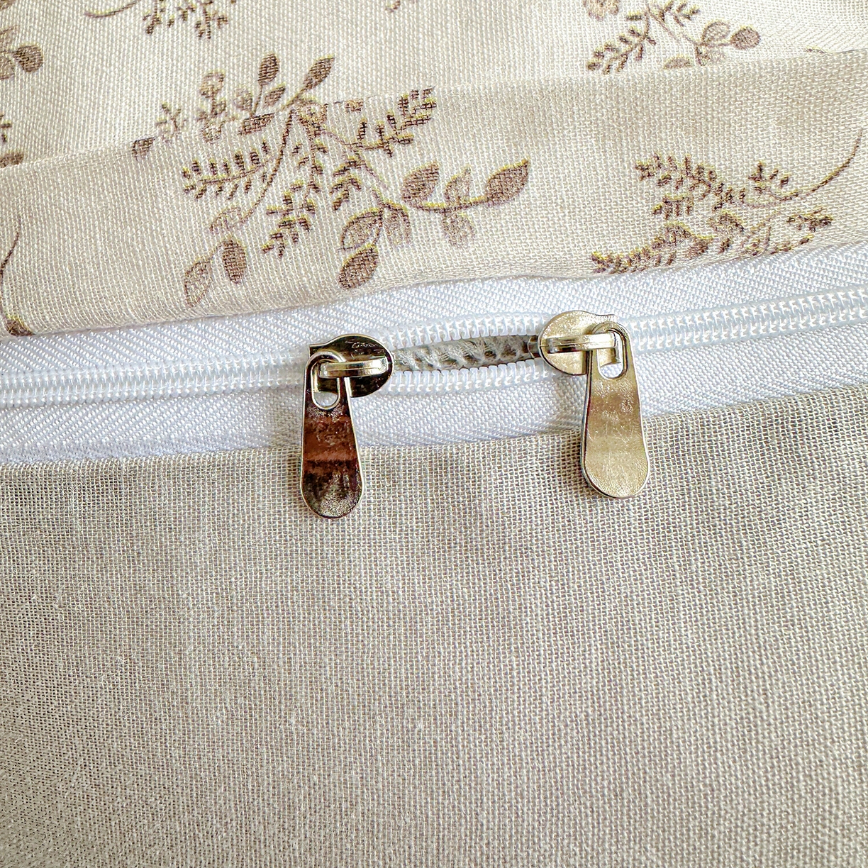 91家纺网 家纺一手货源 找家纺 文黛家居 2026新款全棉双层纱床盖四件套 半夏花浓