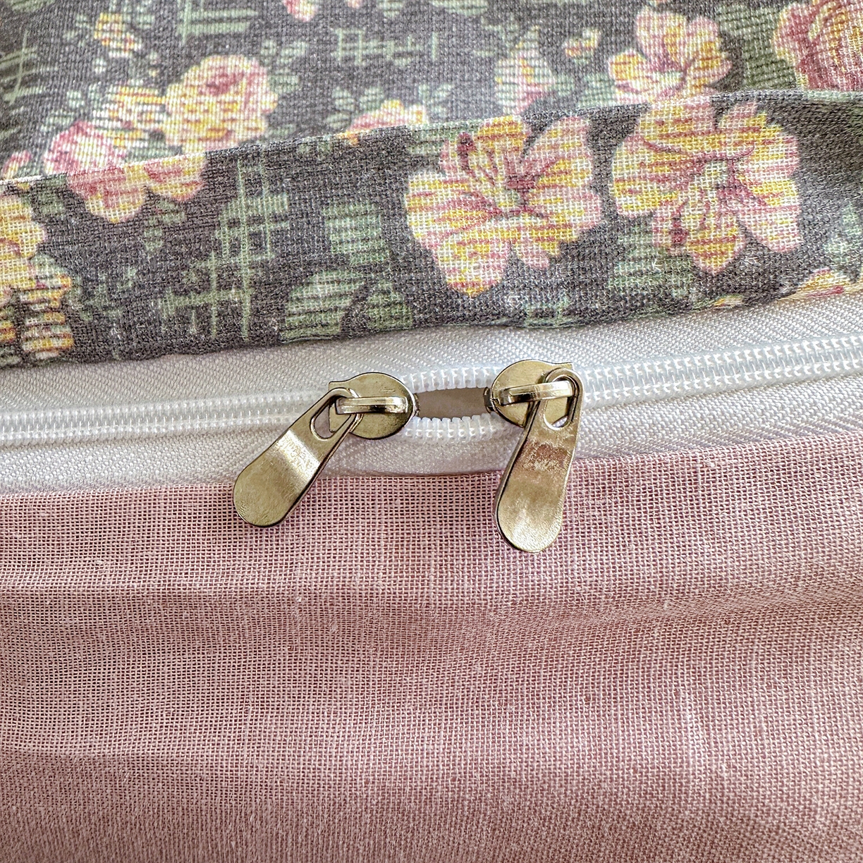 91家纺网 家纺一手货源 找家纺 文黛家居 2026新款全棉双层纱床盖四件套 迪薇娜