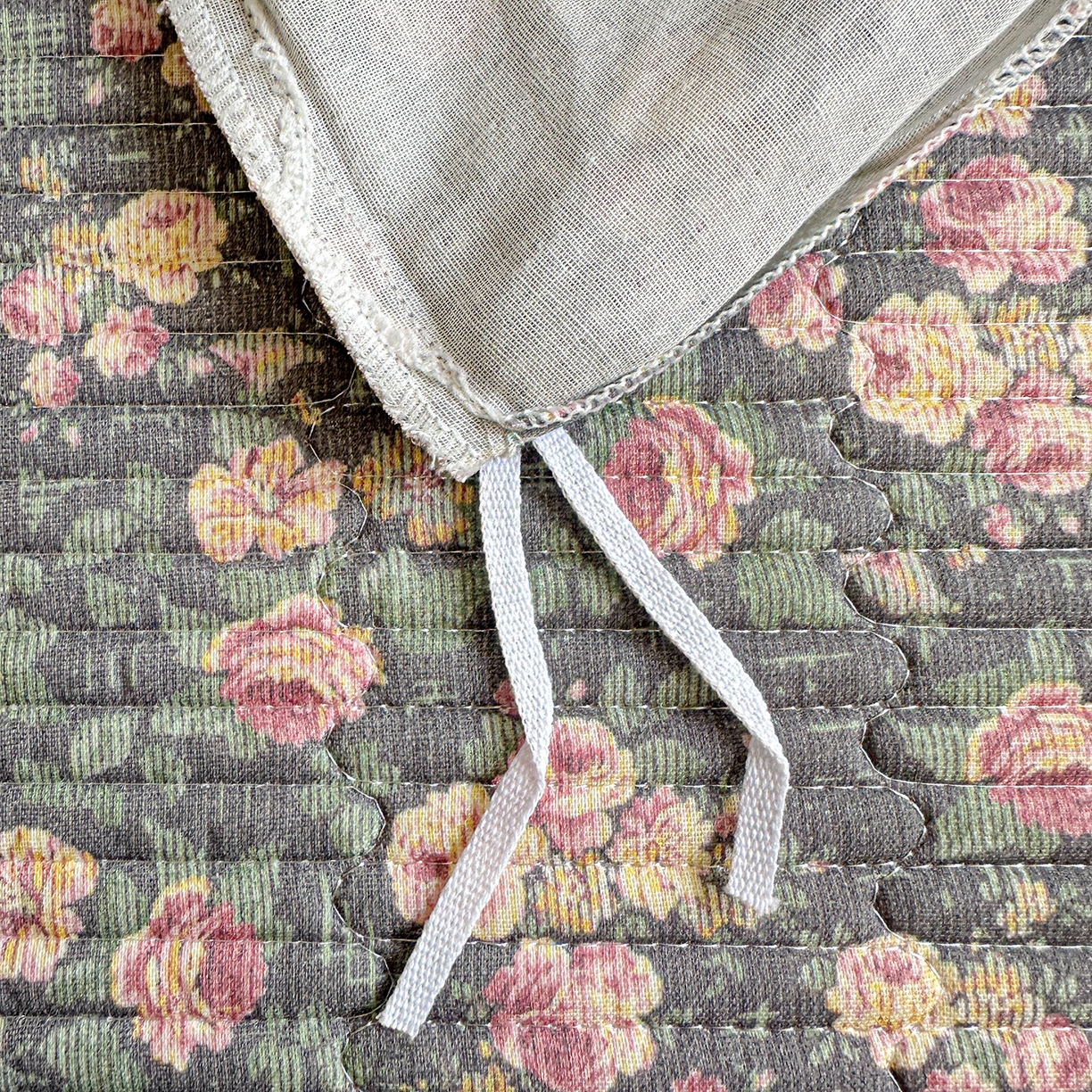 91家纺网 家纺一手货源 找家纺 文黛家居 2026新款全棉双层纱床盖四件套 迪薇娜