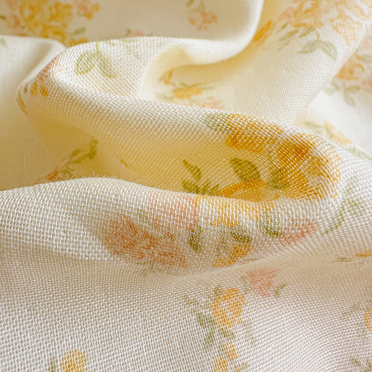 91家纺网 家纺一手货源 找家纺 文黛家居 2026新款全棉双层纱床盖四件套 橘子洲