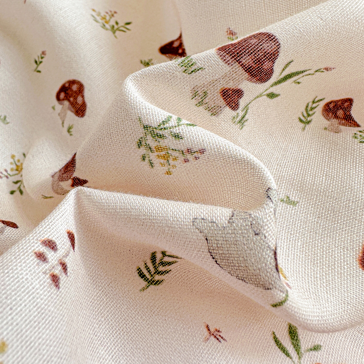 91家纺网 家纺一手货源 找家纺 文黛家居 2026新款全棉双层纱床盖四件套 魔仙峪