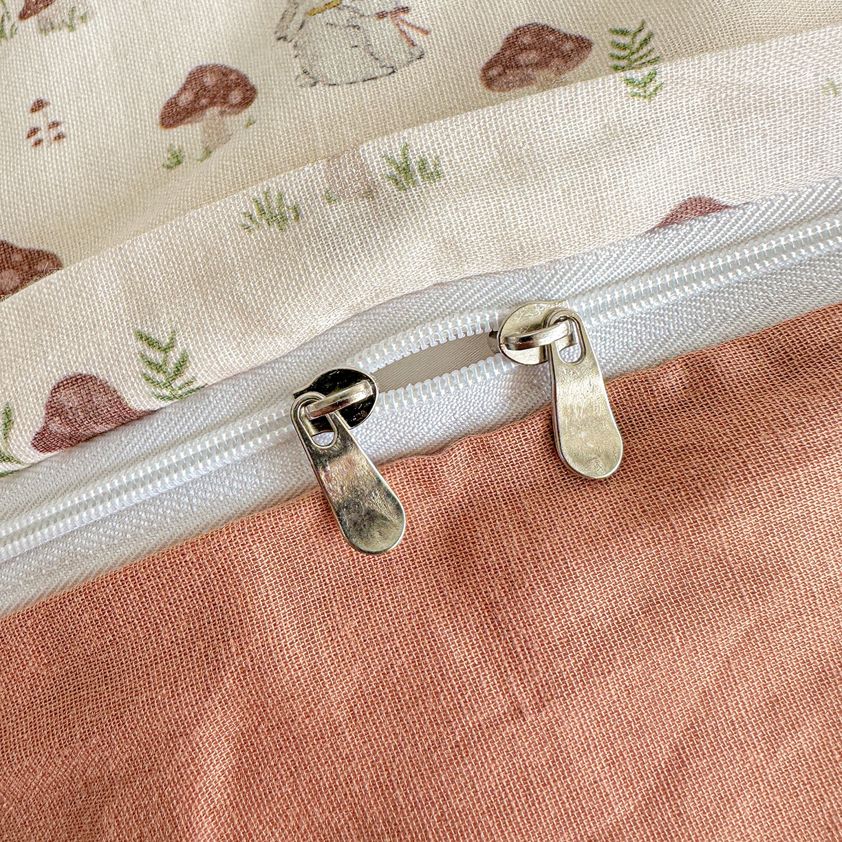 91家纺网 家纺一手货源 找家纺 文黛家居 2026新款全棉双层纱床盖四件套 魔仙峪