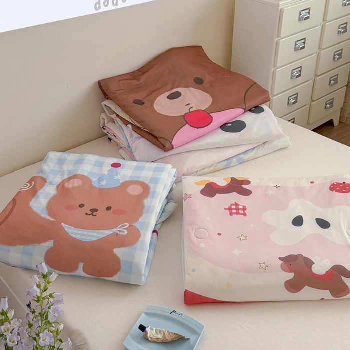 91家纺网 家纺一手货源 找家纺 贝扬思家纺 2026新款数码大版凉感丝夏被凉席系列 组合图仅做展示不可下单