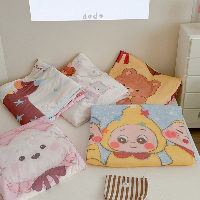 91家纺网 家纺一手货源 找家纺 贝扬思家纺 2026新款数码大版凉感丝夏被凉席系列 组合图仅做展示不可下单