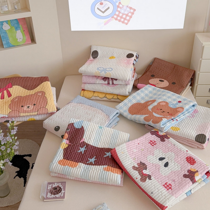 91家纺网 家纺一手货源 找家纺 贝扬思家纺 2026新款数码大版凉感丝夏被凉席系列 组合图仅做展示不可下单