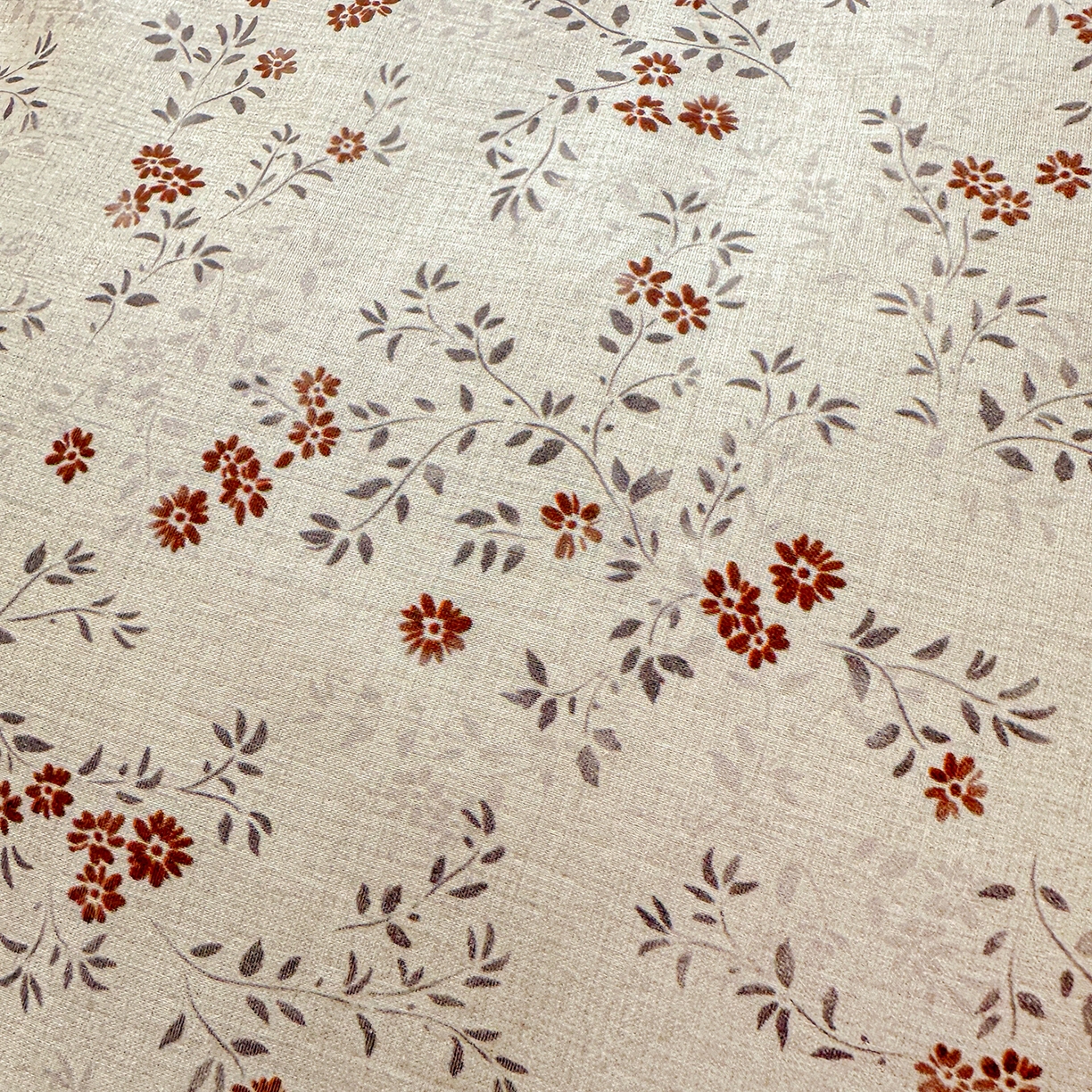 91家纺网 家纺一手货源 找家纺 文黛家居 2026新款全棉双层纱床盖四件套 影枝章-灰