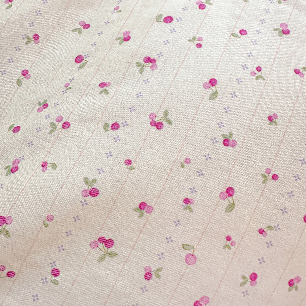 91家纺网 家纺一手货源 找家纺 文黛家居 2026新款全棉双层纱床盖四件套 紫樱桃