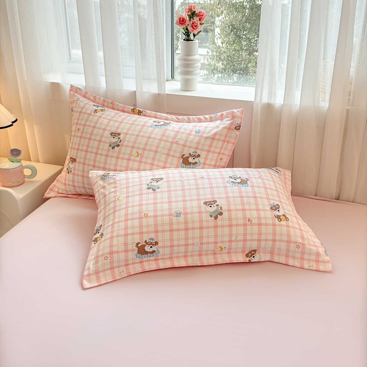 91家纺网 家纺一手货源 找家纺 2026新款A类印花手包边凌香新疆棉花夏被 凌香格子狗 