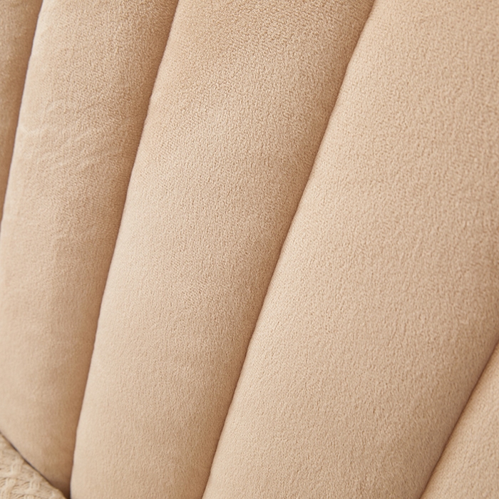 91家纺网 家纺一手货源 找家纺 情恒家纺 2026新款立体防撞双面加厚床头罩条形款 条形款 香槟