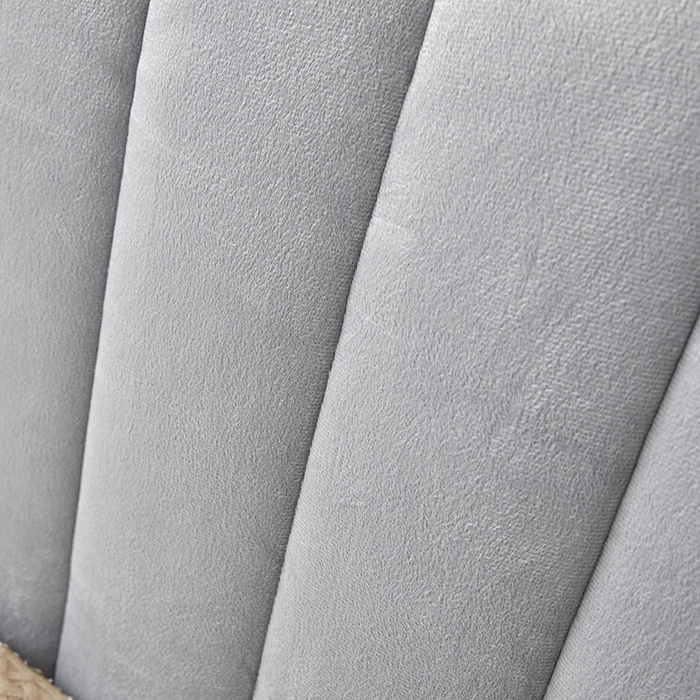 91家纺网 家纺一手货源 找家纺 情恒家纺 2026新款立体防撞双面加厚床头罩条形款 条形款 烟灰