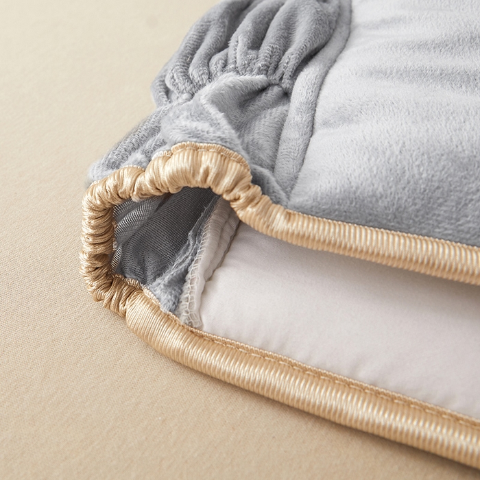 91家纺网 家纺一手货源 找家纺 情恒家纺 2026新款立体防撞双面加厚床头罩条形款 条形款 烟灰