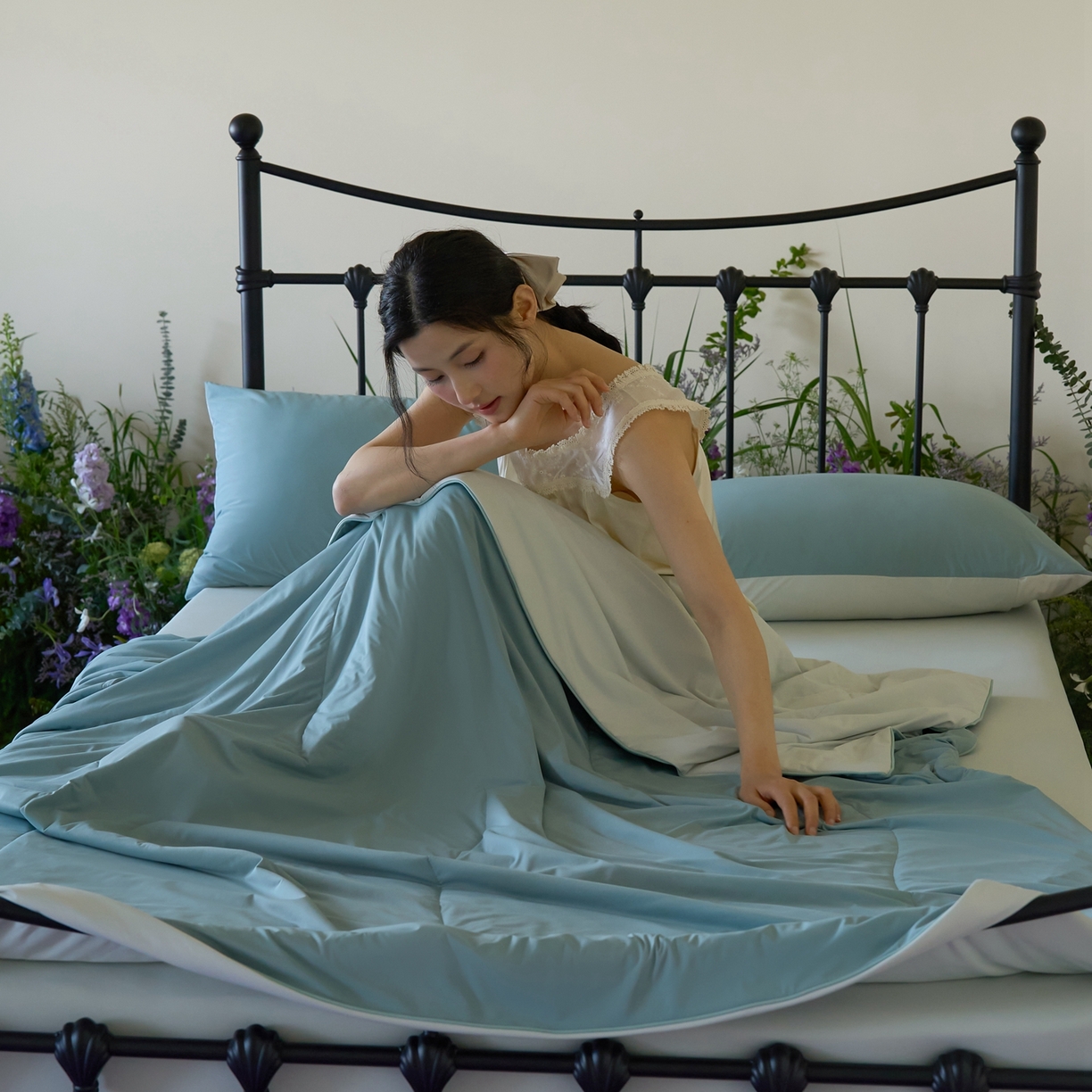 91家纺网 家纺一手货源 找家纺 （总）觅糖家纺 2026新款甜梦薰衣草凉感夏被