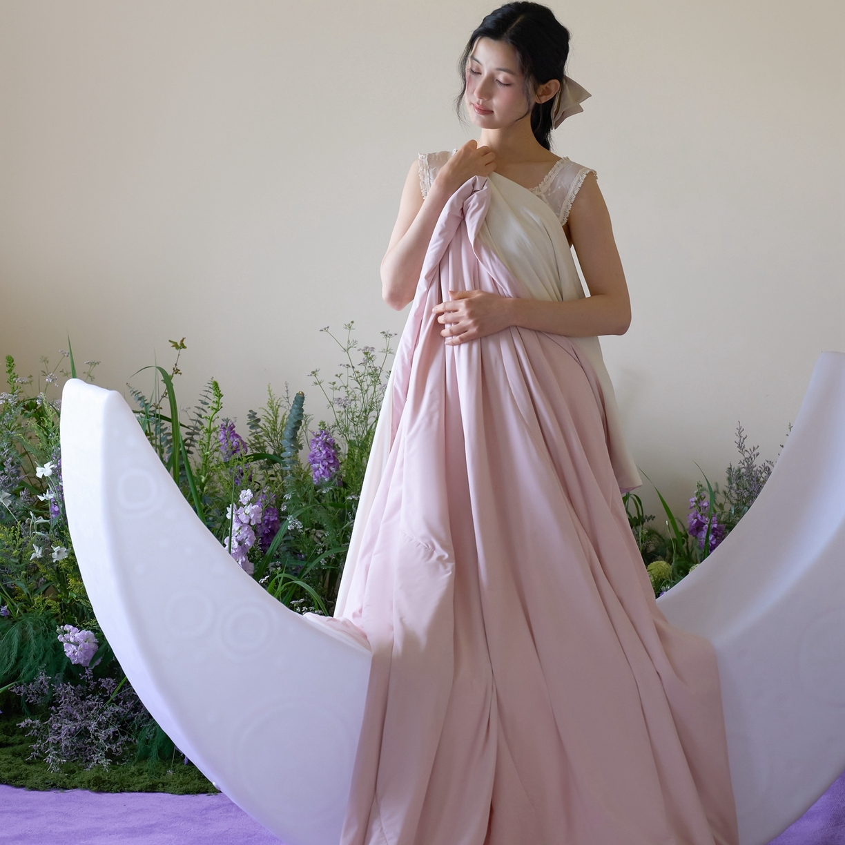 91家纺网 家纺一手货源 找家纺 觅糖家纺 2026新款甜梦薰衣草凉感夏被 贝壳粉