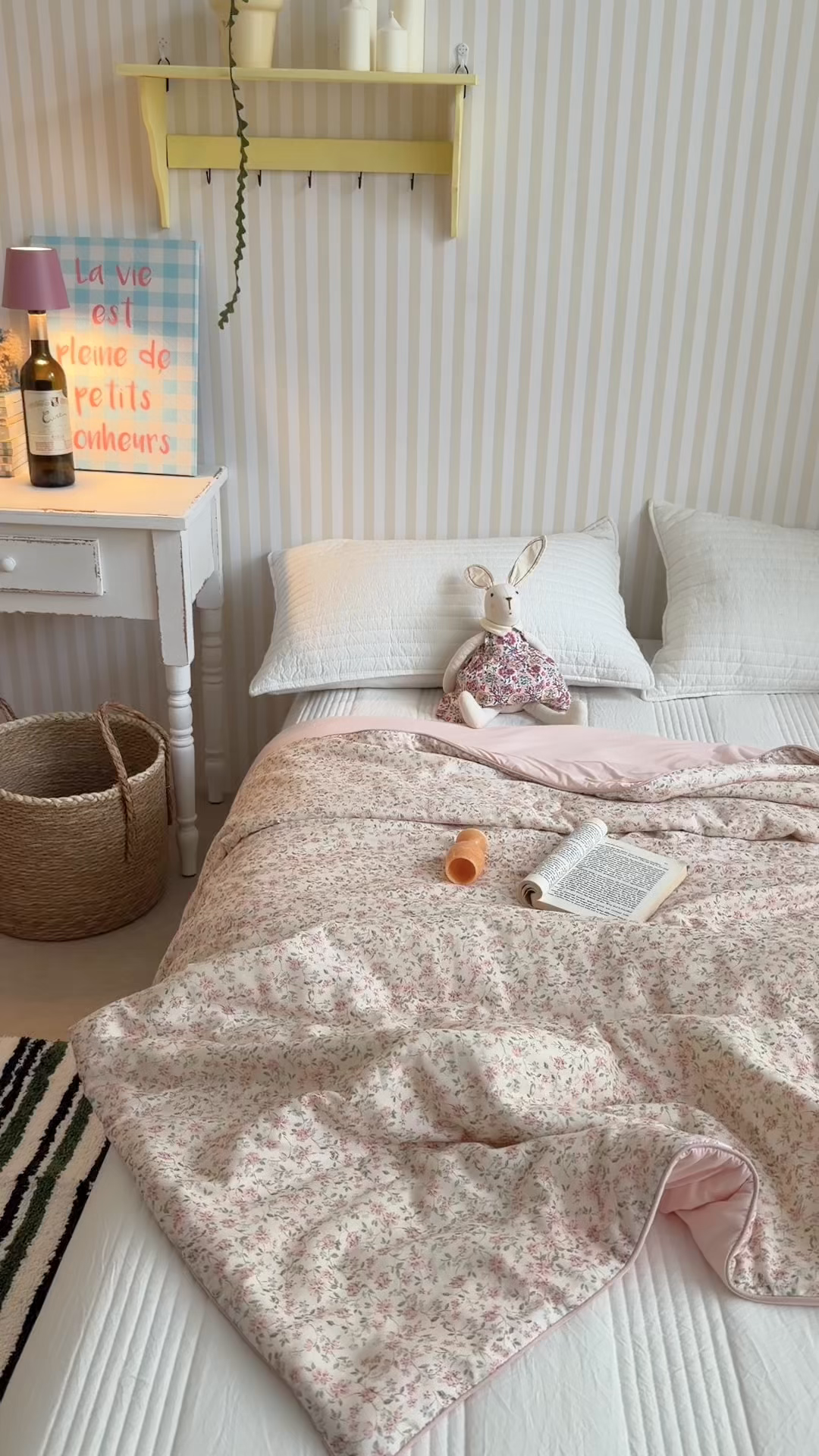 91家纺网 家纺一手货源 找家纺 暖生活 2026新款A类“冰纱”母婴级全棉纯棉双层纱夏被夏凉被空调被（礼盒包装） 桃枝枝