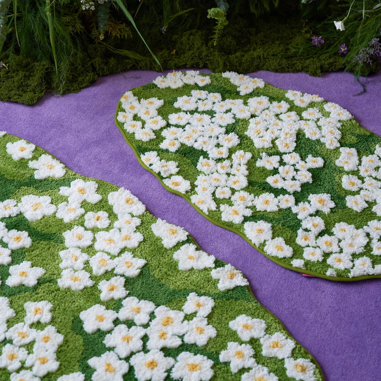 91家纺网 家纺一手货源 找家纺 （总）觅糖家纺 2026新款甜梦薰衣草地毯地垫家居用品