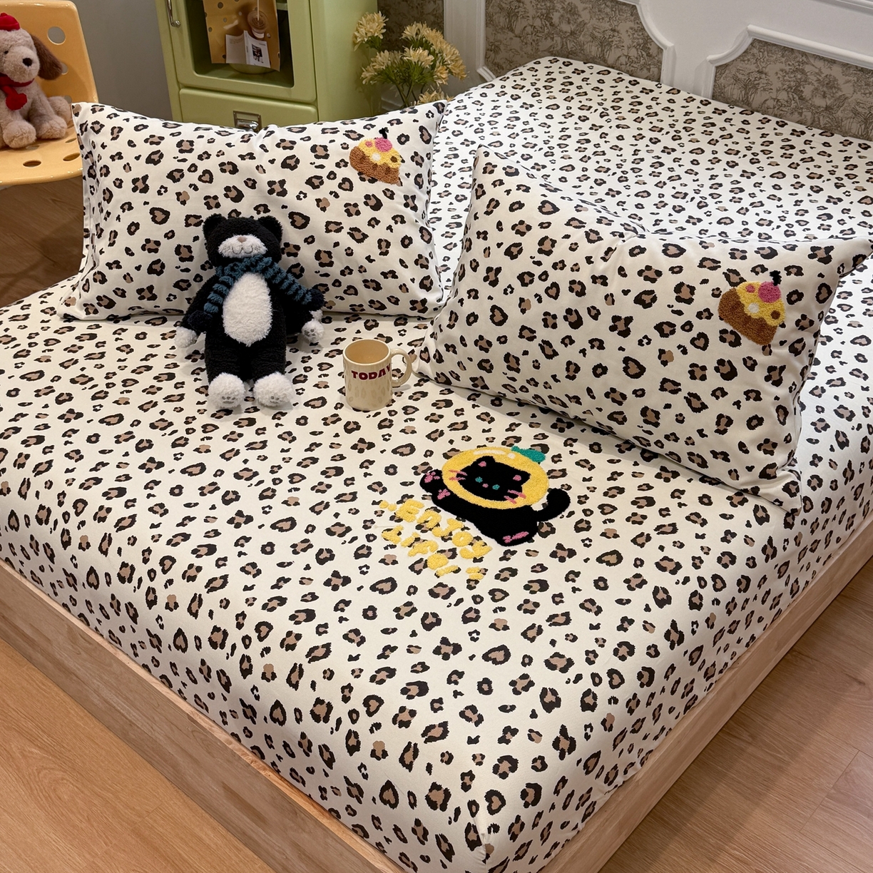 （总）觅糖家纺 2026新款大版卡通毛巾绣老粗布凉席席子系列