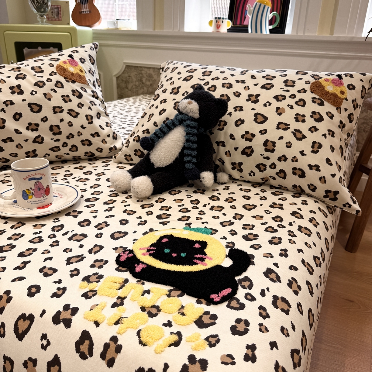 91家纺网 家纺一手货源 找家纺 （总）觅糖家纺 2026新款大版卡通毛巾绣老粗布凉席席子系列