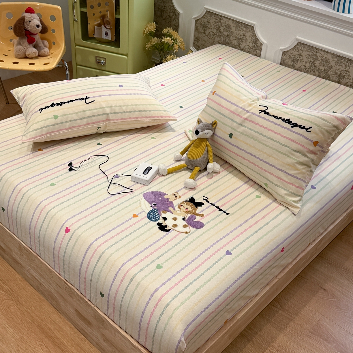 91家纺网 家纺一手货源 找家纺 （总）觅糖家纺 2026新款大版卡通毛巾绣老粗布凉席席子系列