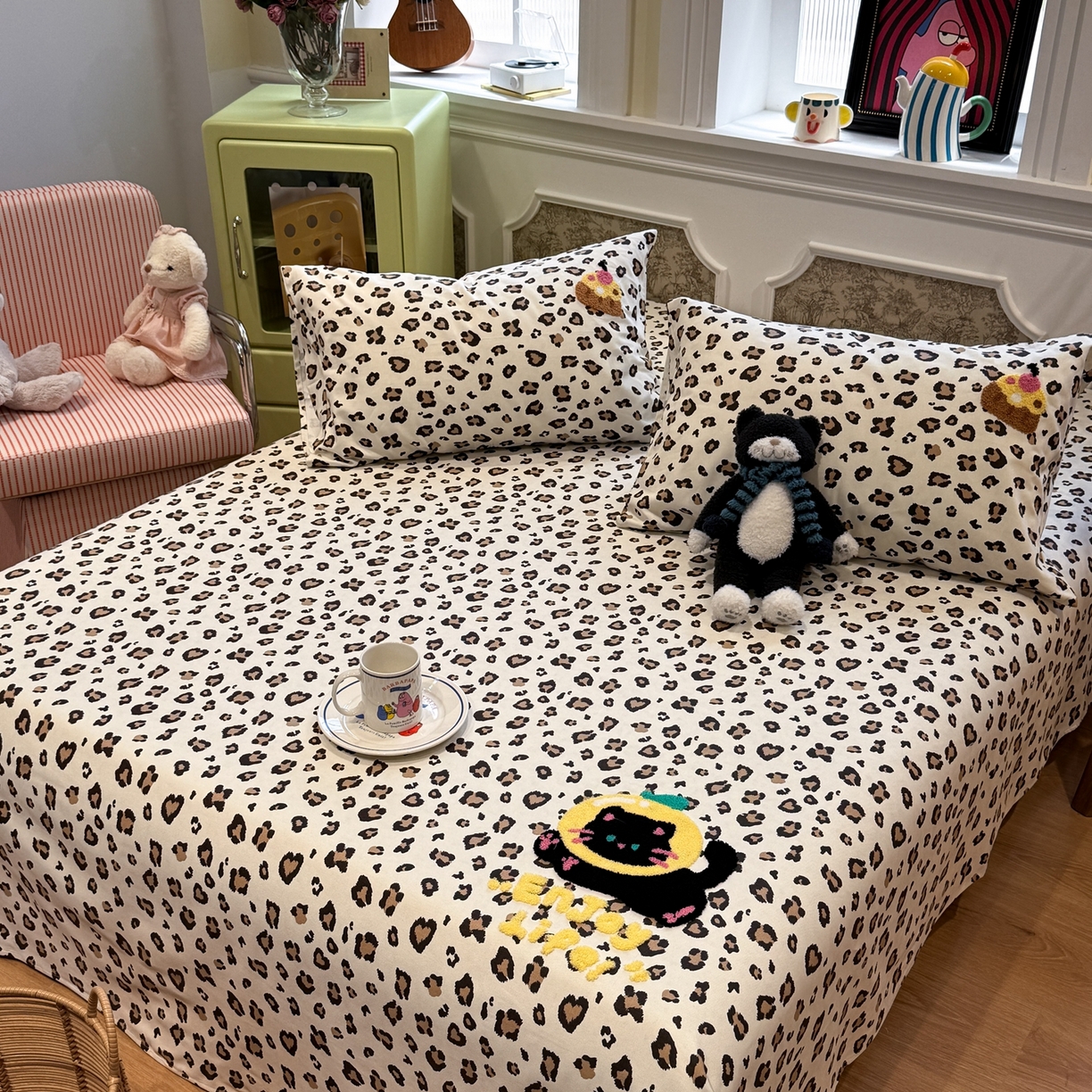 91家纺网 家纺一手货源 找家纺 （总）觅糖家纺 2026新款大版卡通毛巾绣老粗布凉席席子系列