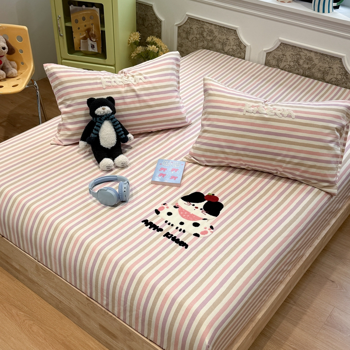 91家纺网 家纺一手货源 找家纺 （总）觅糖家纺 2026新款大版卡通毛巾绣老粗布凉席席子系列