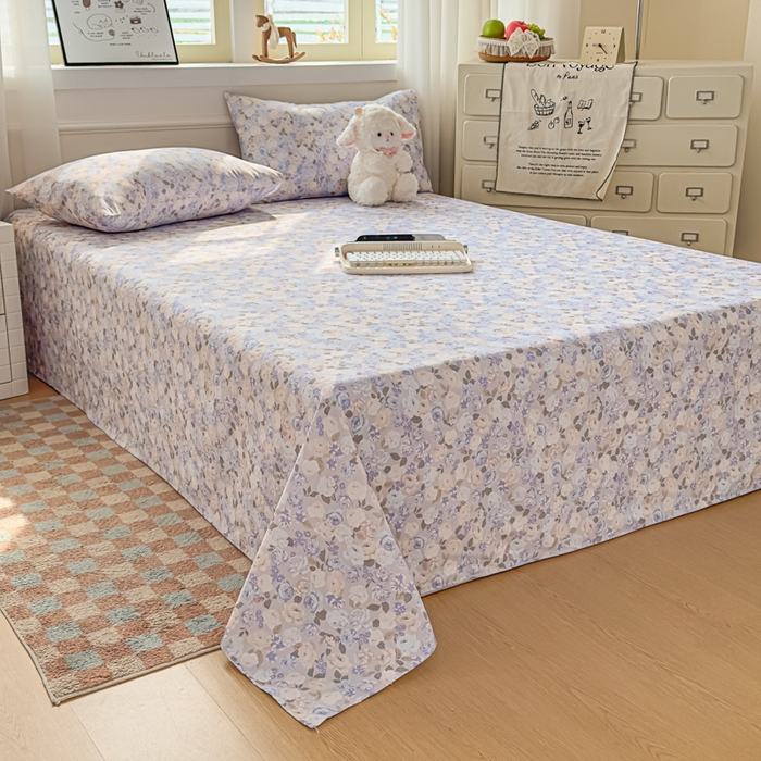 91家纺网 家纺一手货源 找家纺 爱彼家纺 2026新款细沙工艺款亲肤柔软粗布组合系列 紫罗