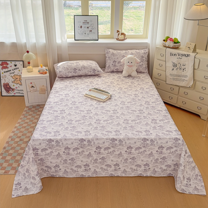 91家纺网 家纺一手货源 找家纺 爱彼家纺 2026新款细沙工艺款亲肤柔软粗布组合系列 素林织棉