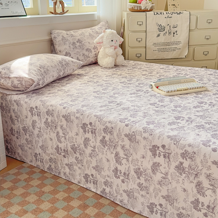 91家纺网 家纺一手货源 找家纺 爱彼家纺 2026新款细沙工艺款亲肤柔软粗布组合系列 素林织棉