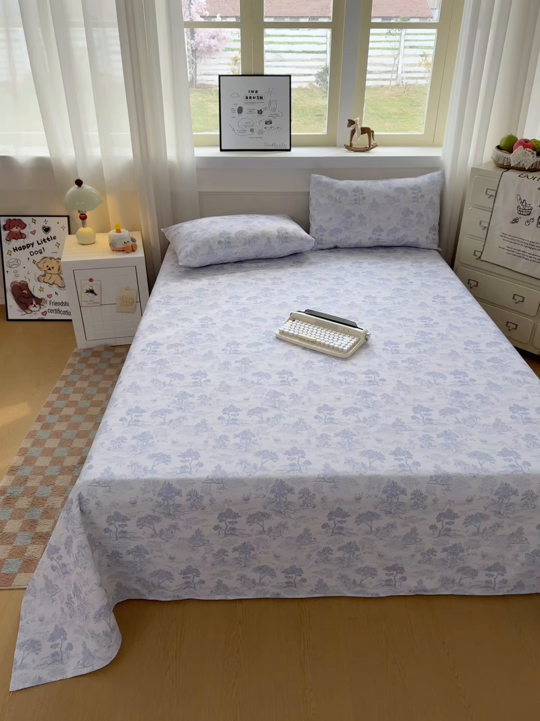 91家纺网 家纺一手货源 找家纺 爱彼家纺 2026新款细沙工艺款亲肤柔软粗布组合系列 素林织棉