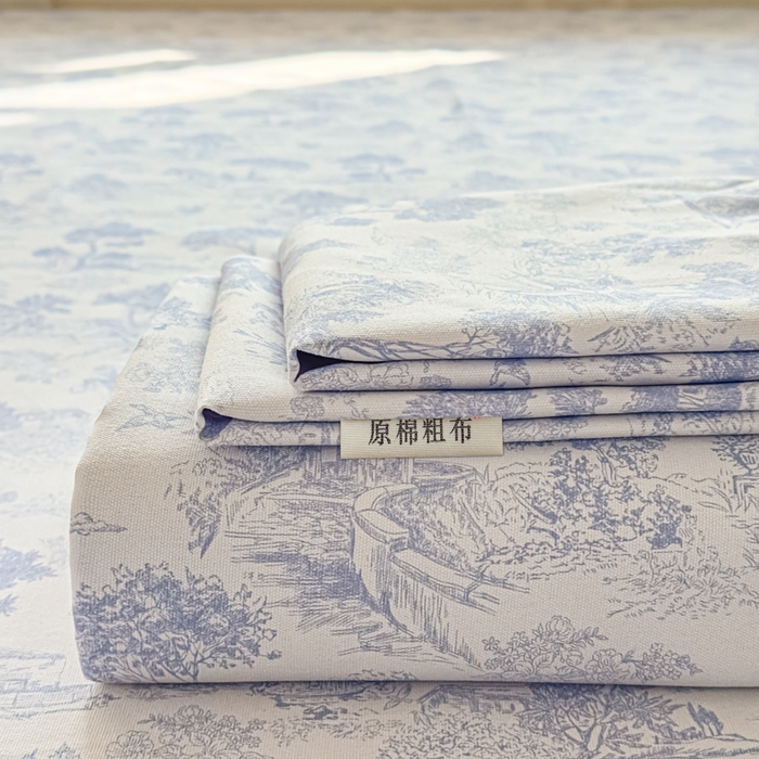 91家纺网 家纺一手货源 找家纺 （总）爱彼家纺 2026新款热卖系列老粗布床单床单三件套凉席
