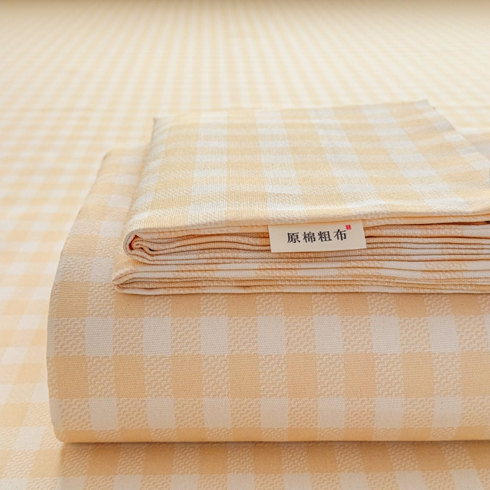 91家纺网 家纺一手货源 找家纺 （总）爱彼家纺 2026新款热卖系列老粗布床单床单三件套凉席