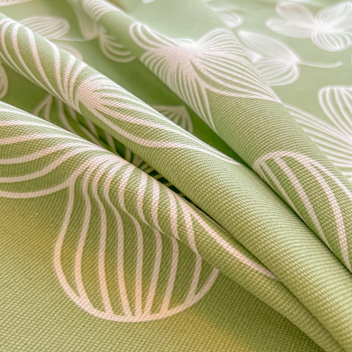 91家纺网 家纺一手货源 找家纺 爱彼家纺 2026新款热卖系列老粗布床单床单三件套凉席 花清舞绿