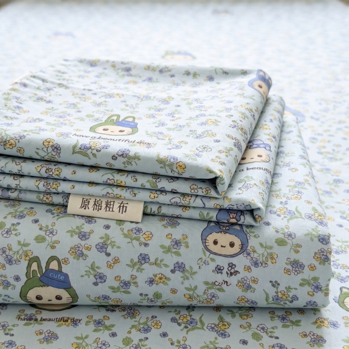 91家纺网 家纺一手货源 找家纺 （总）爱彼家纺 2026新款热卖系列老粗布床单床单三件套凉席