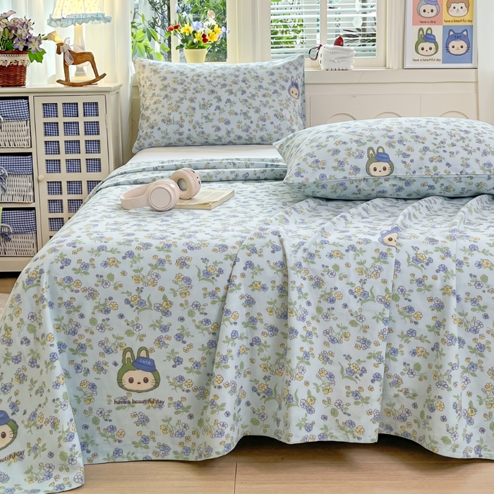 91家纺网 家纺一手货源 找家纺 （总）爱彼家纺 2026新款热卖系列老粗布床单床单三件套凉席