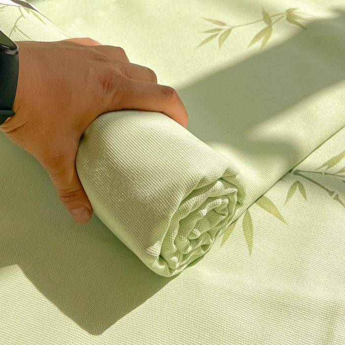 91家纺网 家纺一手货源 找家纺 爱彼家纺 2026新款热卖系列老粗布床单床单三件套凉席 竹小熊