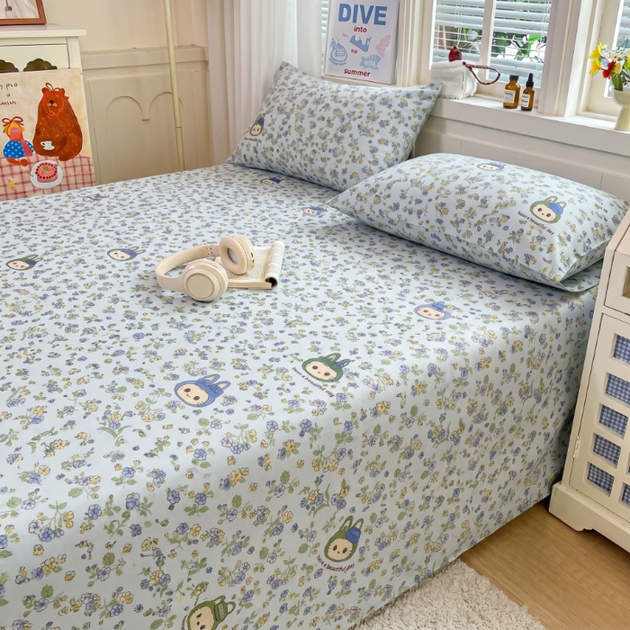 91家纺网 家纺一手货源 找家纺 （总）爱彼家纺 2026新款热卖系列老粗布床单床单三件套凉席