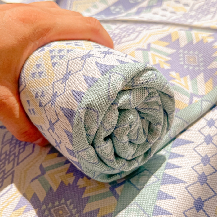 91家纺网 家纺一手货源 找家纺 爱彼家纺 2026新款热卖系列老粗布床单床单三件套凉席 向往米兰条