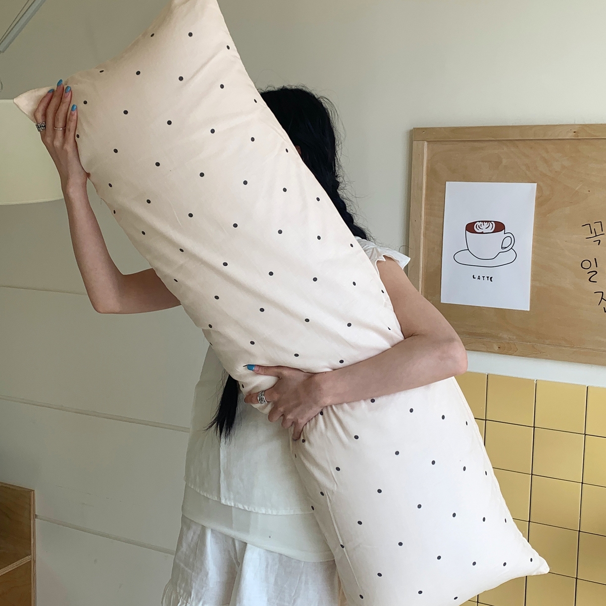 91家纺网 家纺一手货源 找家纺 （总）桃喜 2026新款全棉双层纱巨无霸长抱枕