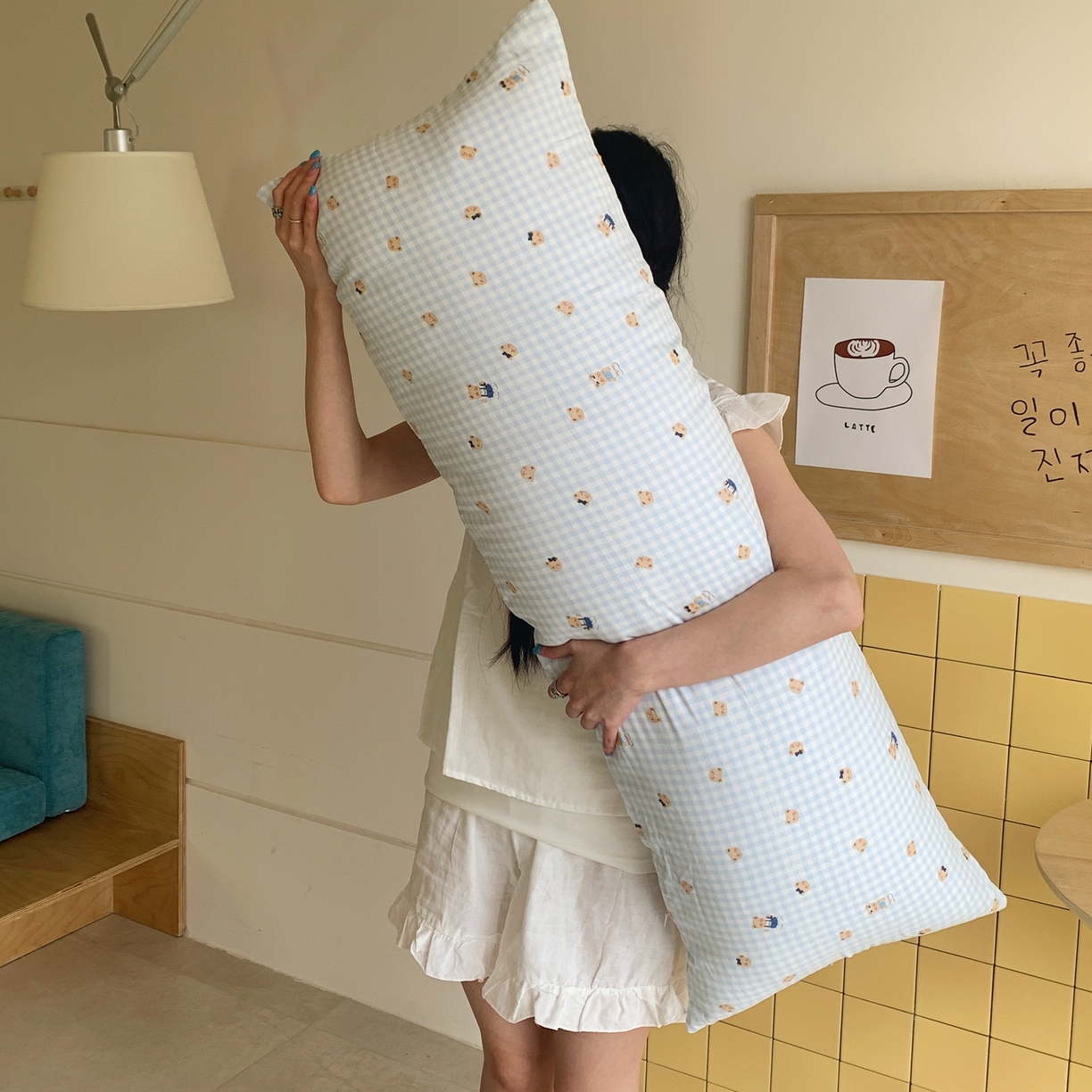 91家纺网 家纺一手货源 找家纺 （总）桃喜 2026新款全棉双层纱巨无霸长抱枕