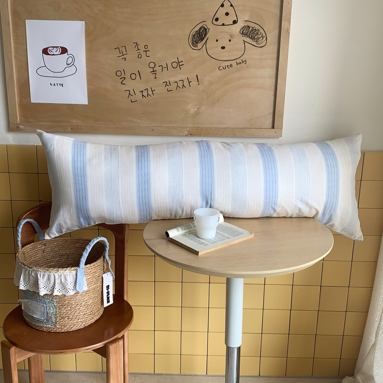 91家纺网 家纺一手货源 找家纺 桃喜 2026新款全棉双层纱巨无霸长抱枕 双层纱长抱枕-晴山