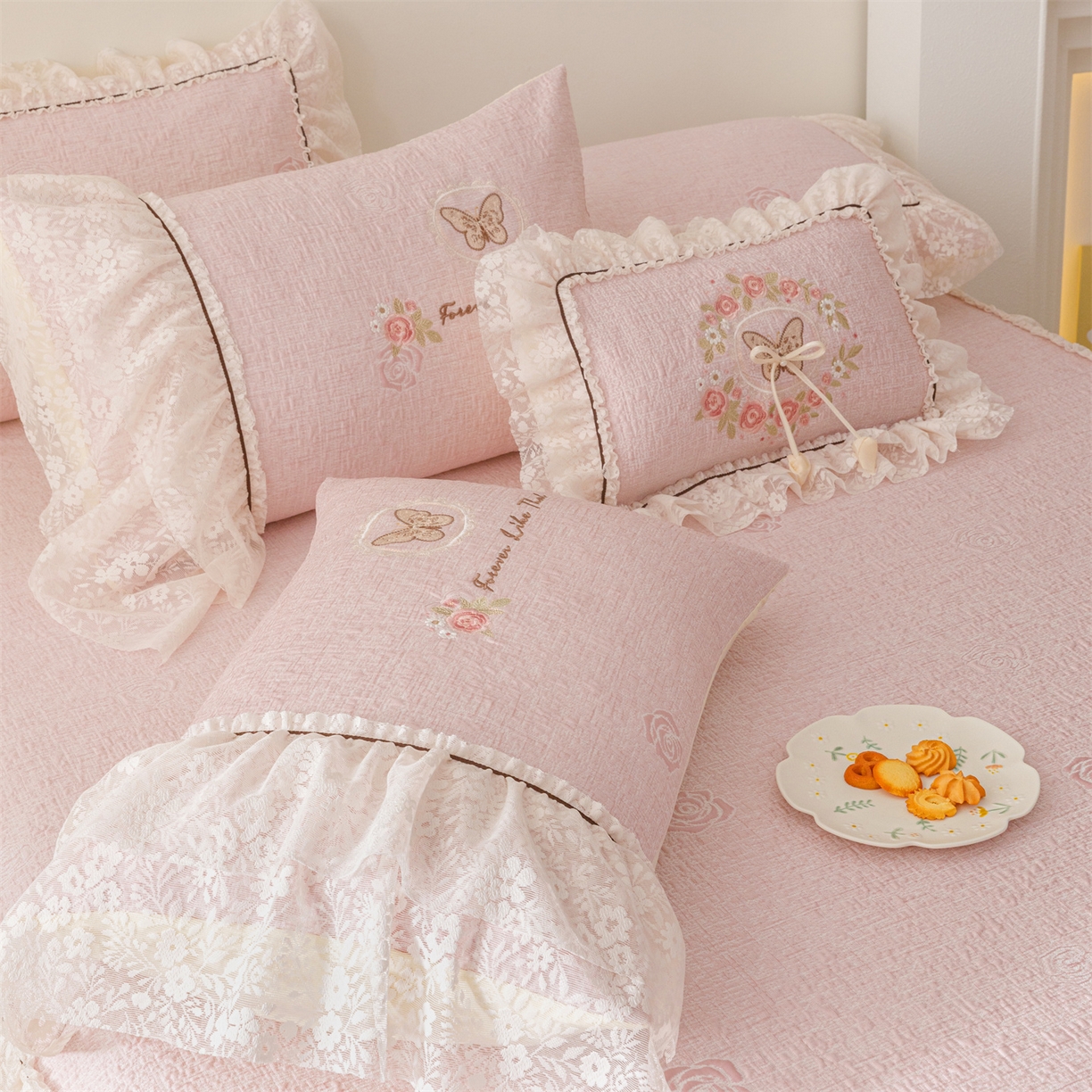 91家纺网 家纺一手货源 找家纺 （总）好儿喜家纺 2026新款夏季冰丝软凉席乙纶凉席床裙空调软席可机洗-漫夏系列