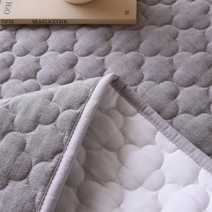 91家纺网 家纺一手货源 找家纺 乐逸家纺 2026新款A类纯棉全棉色织水洗棉床护垫床褥学生宿舍单人出租房专用可水洗床褥软床垫 全棉床褥浅灰