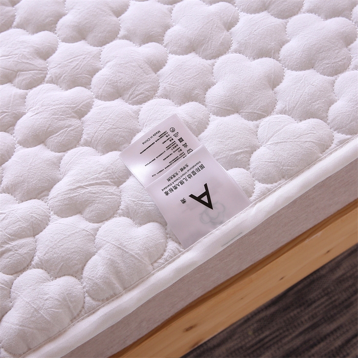 91家纺网 家纺一手货源 找家纺 乐逸家纺 2026新款A类纯棉全棉色织水洗棉床护垫床褥学生宿舍单人出租房专用可水洗床褥软床垫 全棉床褥纯白